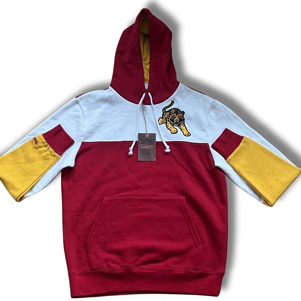 Mitchell & Ness Hoodie Mens Size S Nostalgia Co Embroidered Tiger Streetwear NWT